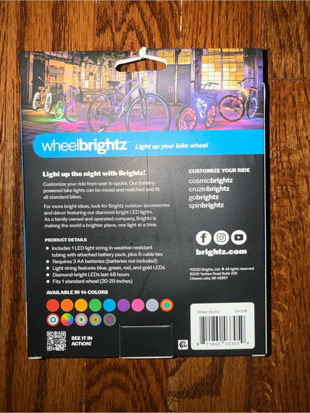 Wheelbrightz multicolor led